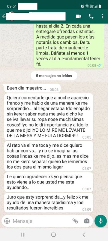 Testimonio de consultante sobre brujería llanera